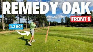 4 Handicap Golfer Struggles at Remedy Oak Golf Club | Front 9