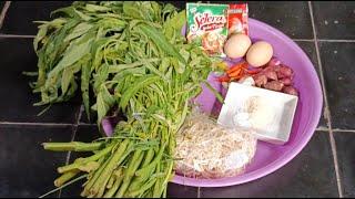 Devi Gembrut sedang live sekarang! Yuk masak  menu Sarapan Tumis kangkung & Telur ayam kampung