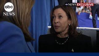 Vice President Harris distances herself from President Biden's 'garbage' comment