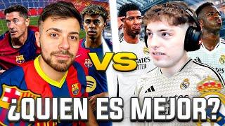 BARCELONA vs. REAL MADRID - ¿QUIEN TIENE MEJORES JUGADORES? - VERSION 2024 ft. LA COBRA