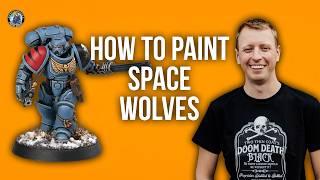 How to Paint a Space Wolves Grey Hunter| Warhammer 40,000 | Duncan Rhodes