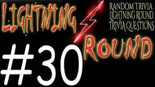 LIGHTNING ROUND #30 - 21 Question Random Knowledge Trivia Quiz ( ROAD TRIpVIA- Episode 1006 )