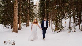 Gorgeous Snowy Breckenridge, Colorado Adventure Elopement