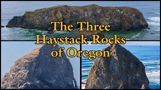 Three Haystack Rocks of Oregon