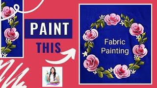 One Stroke Painting on Fabric|  #fabricpainting #onestrokepainting #painting #how #shital