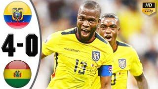 Ecuador vs Bolivia 4 - 0 Resumen Goles Completo - 2024 HD