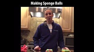 Making Your Own Sponge Balls