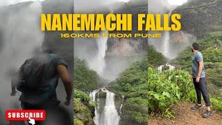 400ft Amazing Waterfall 160kms from Pune | Nanemachi Waterfall | Raigad