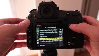 Nikon D850 Base Tipps in Dialekt (quick & dirty für einen Kollegen)