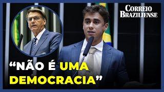 NIKOLAS FERREIRA COMENTA INDICIAMENTO DE BOLSONARO: 'NÃO É UMA DEMOCRACIA'