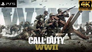 Call of Duty: WWII - Playstation 5 4K Gameplay No Commentary