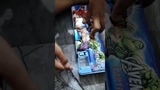 Avengers box | My new pencil box | Box with light  | Master Ruthik