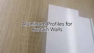 60 Series Aluminum Extrusion Curtain Wall Doors Windows Building Materials