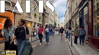 [PARIS 4K] WALK IN PARIS "1 HOUR WALK IN HEART OF PARIS(MARAIS)" (4K60 FPS VERSION) 01/JUNE/2024