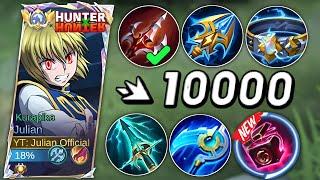 GLOBAL JULIAN UNLIMITED TRUE DAMAGE BUILD 2025! JULIAN NEW BEST BUILD - MLBB