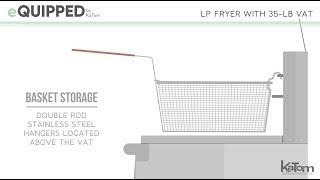 eQuipped LP Fryer with 35-lb Vat