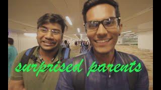 SURPRISED PARENTS, HOMECOMING INDIA. |DSG VLOGS