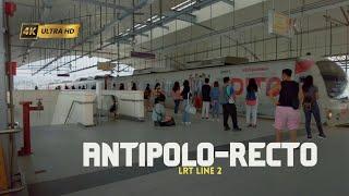 Antipolo Station 2023 Update | FULL LRT 2 VIRTUAL RIDE TO RECTO [4K]