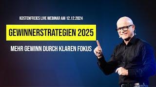 Mehr Gewinn durch klaren Fokus und gezieltes Umsatzwachstum - Gewinnerstrategien für 2025