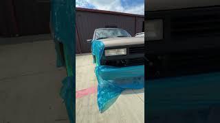 OBS under construction ￼ #trokiando  #baggedtrucks #slammedtrucks #chevy #droppedchevy