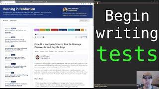 Live Demo: How to Begin Writing Tests in an Untested Code Base