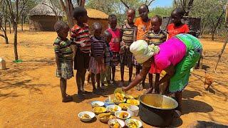 African village life/cultural Kitchen#cooking  Village food for Lunch