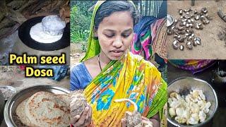 Palm fruit seeds Dosa in Odisha Side recipe || Daily Vlogs 