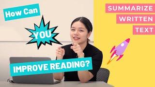 PTE Summarize Written Text - Tips and Tricks | GET MORE MARKS IN READING 
