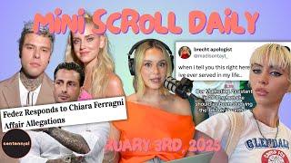 Fedez x Chiara Ferragni affair update, Iris Law viral restaurant drama + new CorporateTok trend