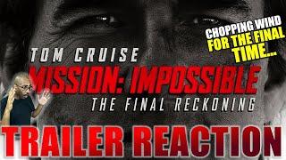 MISSION IMPOSSIBLE: THE FINAL RECKONING TRAILER REACTION! Tom Cruise | Paramount | Vaanessa Kirby