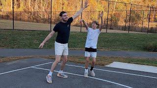 Part 2 Little Brother Challenges Older Brother in 1v1 Basketball 