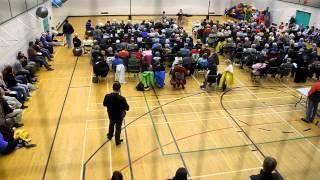 Robyn Allan vs Enbridge's Northern Gateway Pipeline - 20120616 Sat - view from weight room.MOV