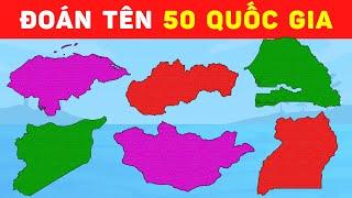 Đoán Tên Quốc Gia Dựa Theo Bản Đồ #2 | Đố Vui Về Địa Lý