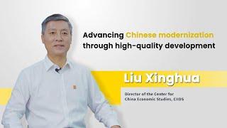 Advancing Chinese modernization through high-quality development