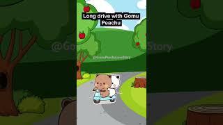 Gomu Peachu love drive  #shorts #short #love #cute #bubududu #gomupeachulovestory #trending #viral