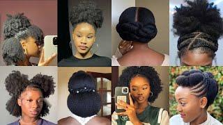 ~Cute and Easy Natural 4C hairstyles // DIY natural hairstyles compilation  #4chairstyle