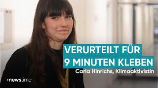 Letzte Generation-Sprecherin Carla Hinrichs: STATEMENT nach ihrer Verurteilung