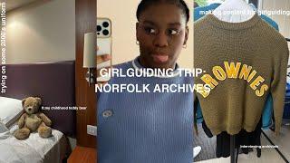 GIRLGUIDING TRIP: NORFOLK ARCHIVES (creators collective , trying old uniforms, meeting archivists)