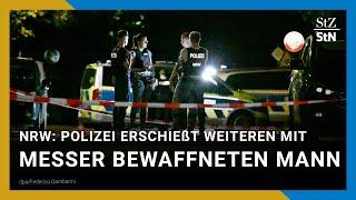 Polizei erschießt Randalierer mit Messer in Recklinghausen | Messergewalt steigt in NRW drastisch