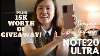 SAMSUNG GALAXY NOTE20 ULTRA | UNBOXING & FIRST IMPRESSION + GIVEAWAY (PHILIPPINES)| Leodine Barcelon