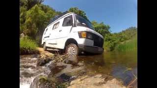 Mercedes 207D Crossing River