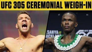 UFC 305 Ceremonial Weigh-In: Dricus Du Plessis vs. Israel Adesanya | ESPN MMA