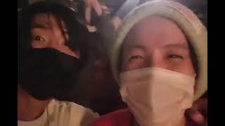 Namjoon and Jhope at Billie Eilish concert #Namjoon #Hobi