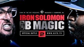 KOTD - Rap Battle - Iron Solomon vs B Magic | #MASS2