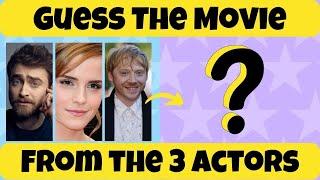 Guess The Movie From The 3 Actors ️ Trivia Quiz Challenge