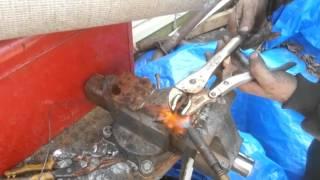 How to un seize a brake adjuster