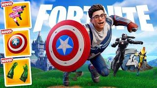 MUDOU TUDO! NOVA TEMPORADA DA MARVEL NO FORTNITE!