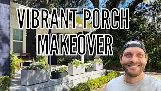 Vibrant Front Porch Makeover | Supertunias, Superbenas, & Sunpatiens // The Gardener's Garden