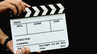 [Free Stock Video]  Person Using a Clapper Board Movie [HD]