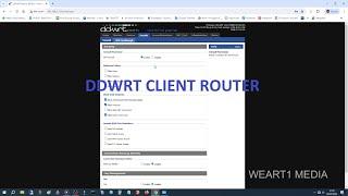 DDWRT : FAST SETTING CLIENT ROUTER DDWRT